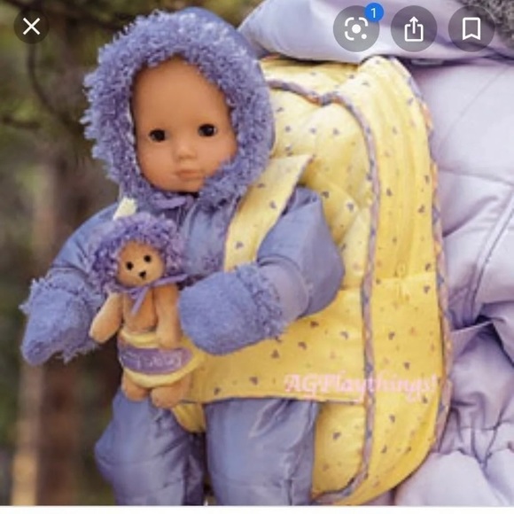 american girl bitty baby carrier